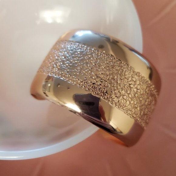 Vintage Copper Wide Cuff Bracelet - Picture 3 of 8